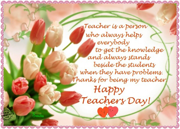 Teachers Day Greeting Card 